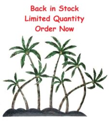 47 1/2 inches Wide Palm Tree Wall Decor