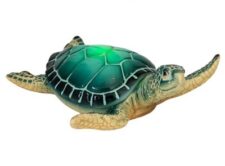 Light Up Blue Sea Turtle Figurine