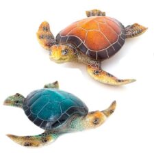 15 3/4 Inches Long Assorted Polystone Turtle Figurine
