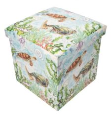 14 Inches High x 14 Inches Wide x 14 Inches Deep Sea Turtles Storage Box