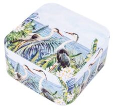 5 1/4 inches Wide x 2 1/2 inches High Herons Jewelry Box