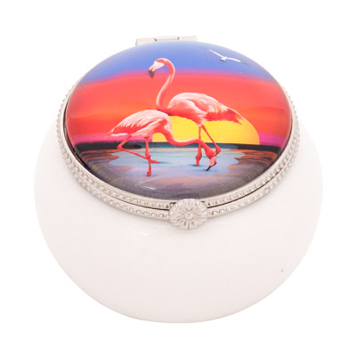 Flamingo Trinket Box