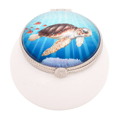 Sea Turtle Trinket Box