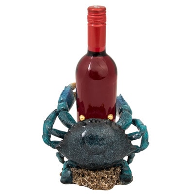 7 1/2 Inches Wide x 6 Inches High Blue Crab Bottle Holder