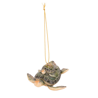 Green Sea Turtles Hanging Ornament