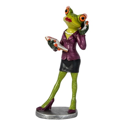 7 1/4 Inches High Lady Frog Executive