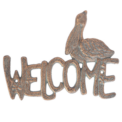 Pelican Welcome Plaque