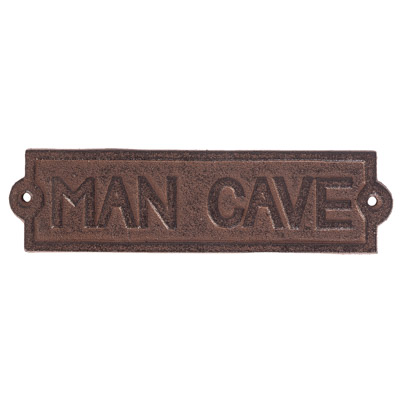 Man Cave Wall Plaque