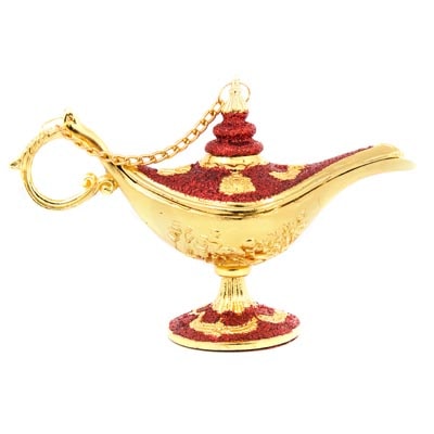 Red Colored Aladdin's Lamp