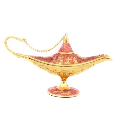 Red Colored Aladdin's Lamp