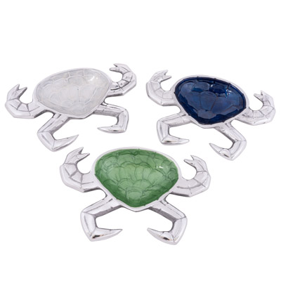 8 Inches Wide Assorted Aluminum Crab Bowl