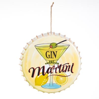 Martini Metal Bottle Cap