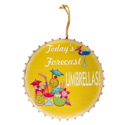 9 3/4 Inches Wide Umbrella Drinks Bottle Cap