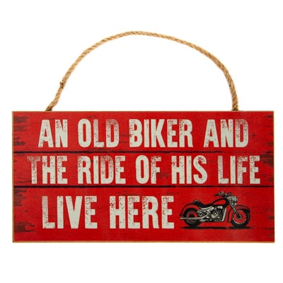Biker Ride Sign