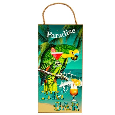 Parrot Tiki Sign
