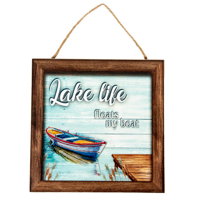 Lake Life Sign