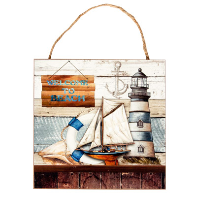 Welcome to Beach Sign