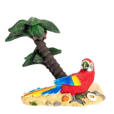 Parrot and Palm Tree Bottle Holder