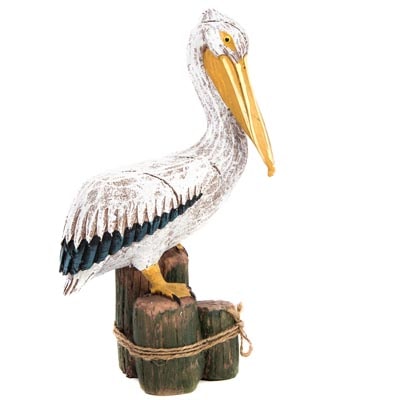 White Pelican on Posts