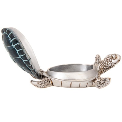 6 1/2 Inches Long Blue Sea Turtle Storage Dish