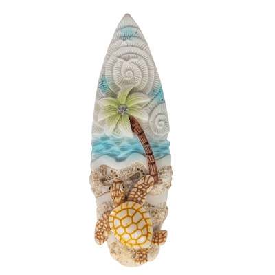 Decorated Surfboard Magnet
