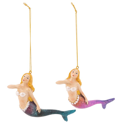 Assorted Mermaid Hanging Ornament