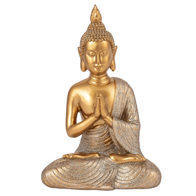 7 1/4 Inches High Seated Thai Buddha Figurine