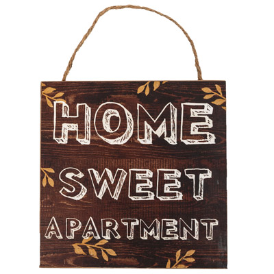 Home Sweet Apartment Sign