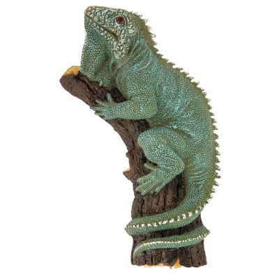 Approx. 3 3/4 Inches Polystone Iguana on Branch Magnet