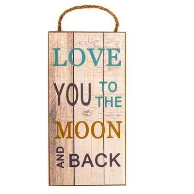 Love You to the Moon Sign