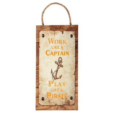 Captain and Pirate Sign
