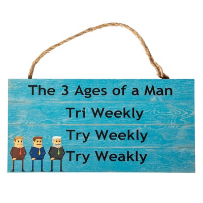 Three Ages of a Man Sign