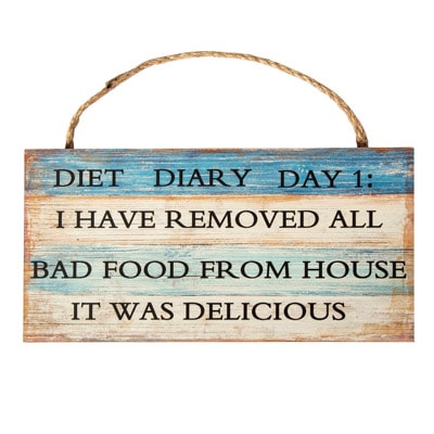 Diet Diary Sign