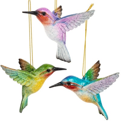 Assorted Hummingbird Hanging Ornament