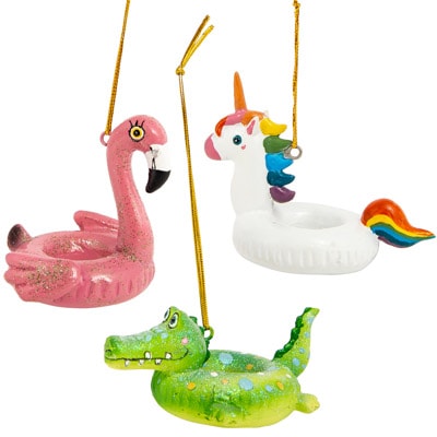 Assorted Pool Float Hanging Ornament