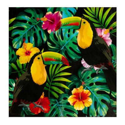 23 1/2 Inches Wide Toucans Canvas Print Wall Decor