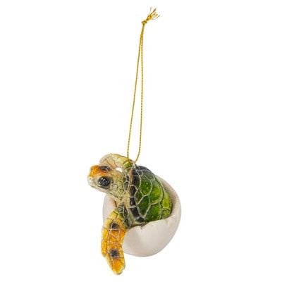 Green Sea Turtle Hatchling Ornament