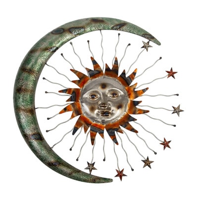 23 1/2 Inches Metal Celestial Wall Decor