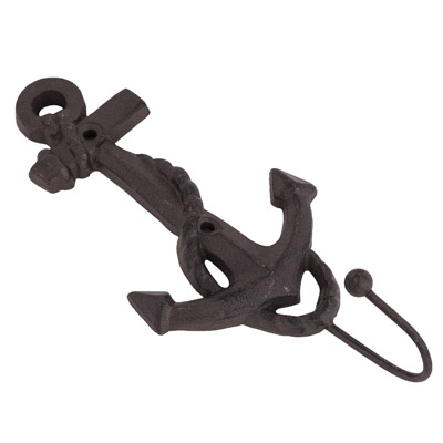 7" Long Fouled Anchor Coat Hook