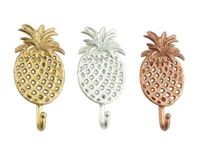 Assorted Metal Pineapple Hook