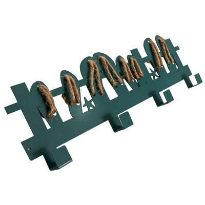 15 3/4 Inches Wide Metal Flip Flop Wall Hooks