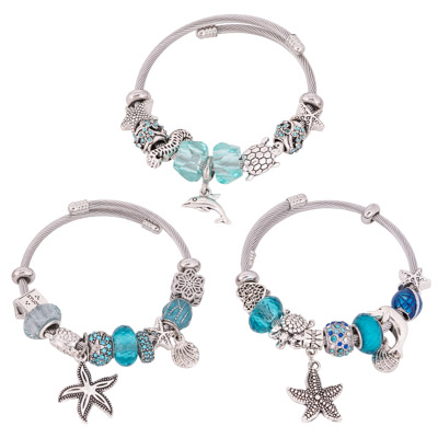 Assorted Bracelet With Charms and Beads