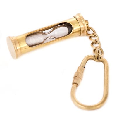 Sand Timer Key Ring