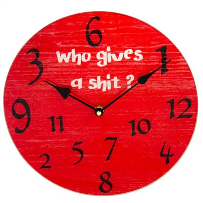 11 3/4 Inches Wide Who Gives Clock
