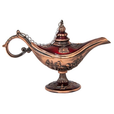 Red Colored Aladdin's Lamp