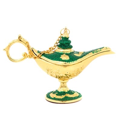 Green Colored Aladdin's Lamp