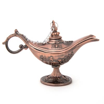Copper Colored Aladdin's Lamp