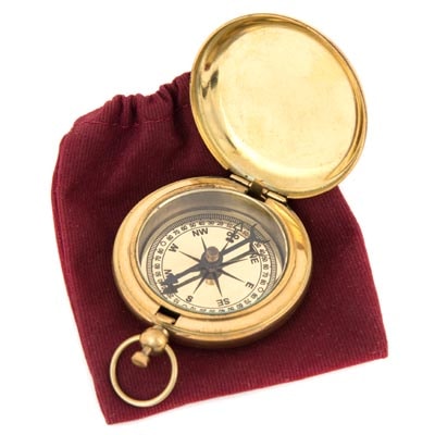 Brass Royal Navy Compass