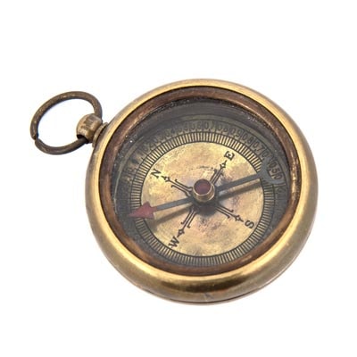 Antique Brass Titanic Compass
