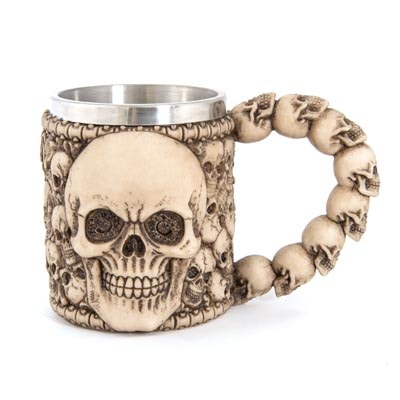 Skull Faced Drinking Mug